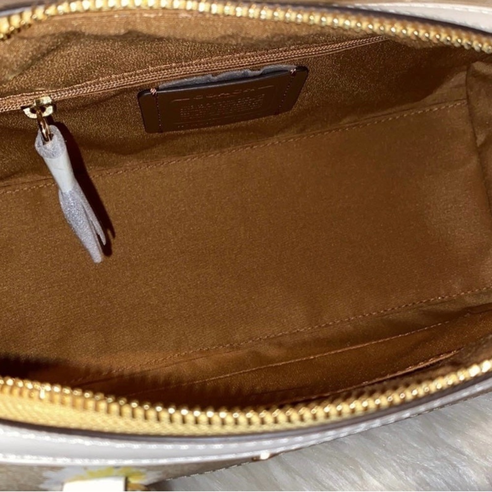 Coach Daisy/Signature Print ROWAN Satchel/Wallet 2pc Set - Picture 5 of 11